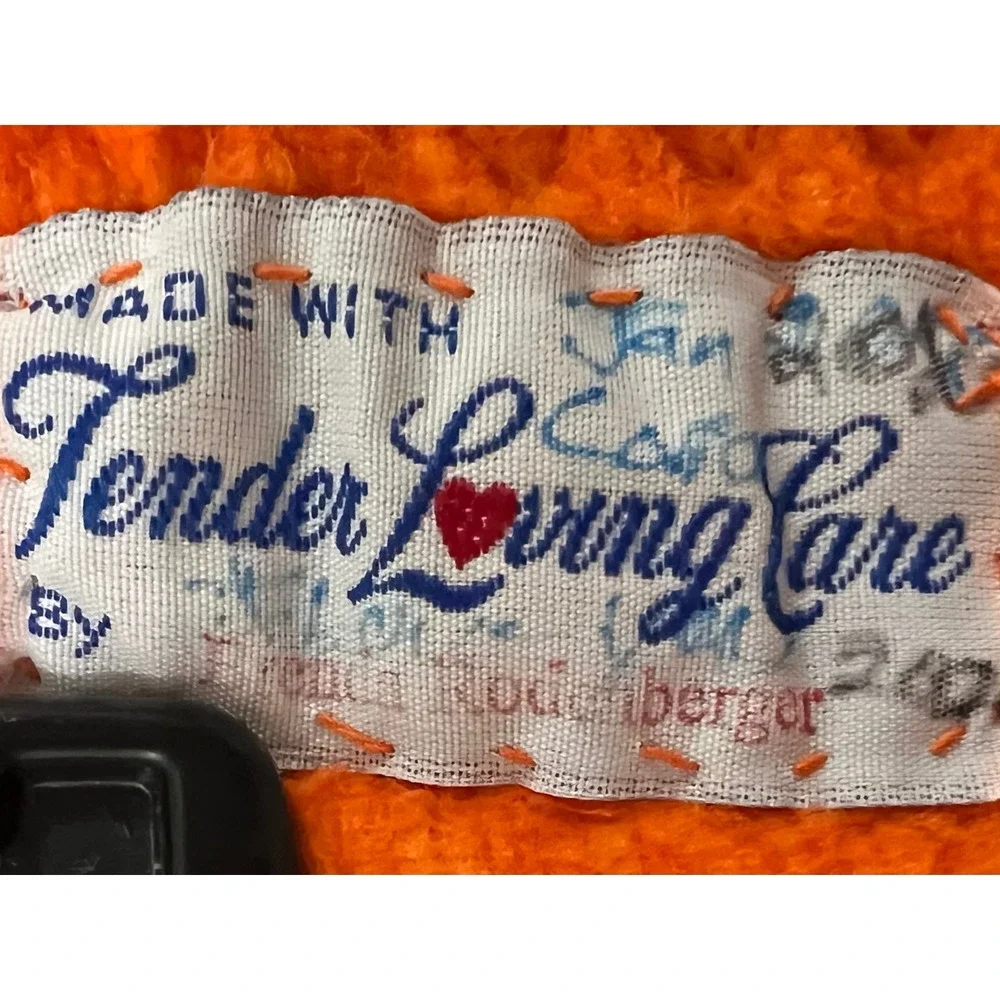 Handmade Tender Loving Care Baby Quilt Bug Print Ladybug Bee Nursery 34x50
